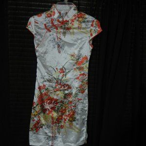Women's floral Asian dress